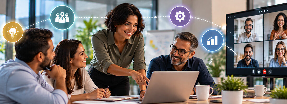 Dirección de equipos presenciales y virtuales